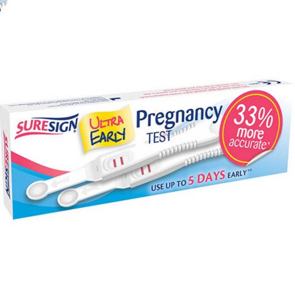 2 x Suresign Ultra Early Pregnancy Tests Zoom Baby
