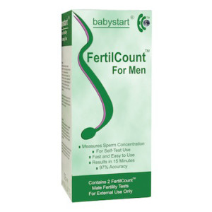 babystart FertilCount Male Fertility Tests - 2 Pack