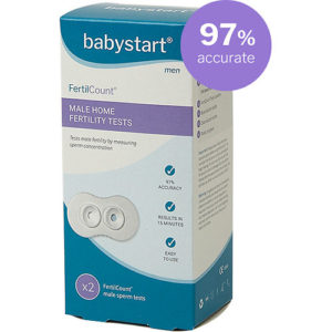 babystart FertilCount Male Fertility Tests - 2 Pack