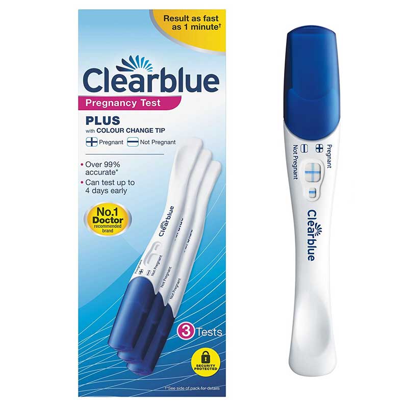 Clearblue PLUS Pregnancy Test - 3 Pack