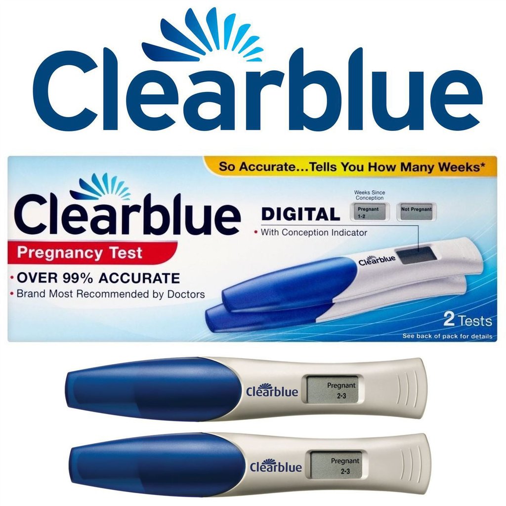 Clearblue Digital Pregnancy Test with Weeks Indicator - 2 Pack