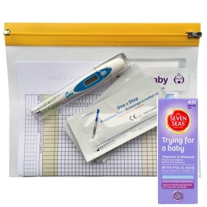 Deluxe Basal Thermometer Pack with 6 Month Supply of BBT Fertility Charts