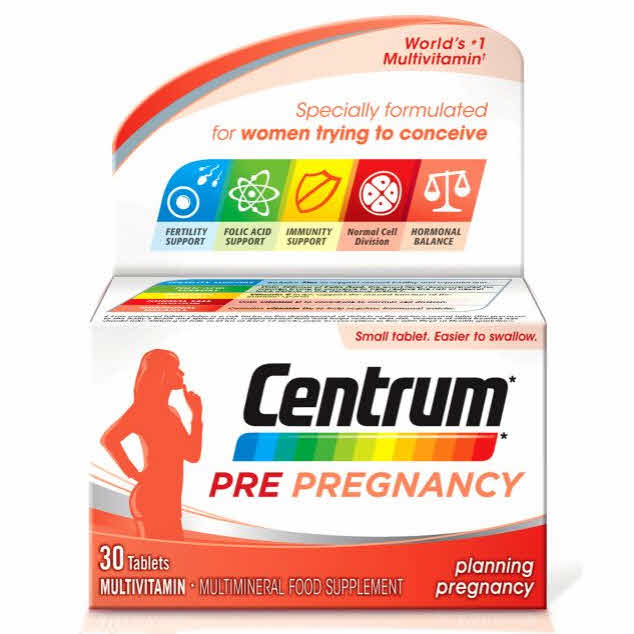 Centrum Pre Pregnancy Tablets