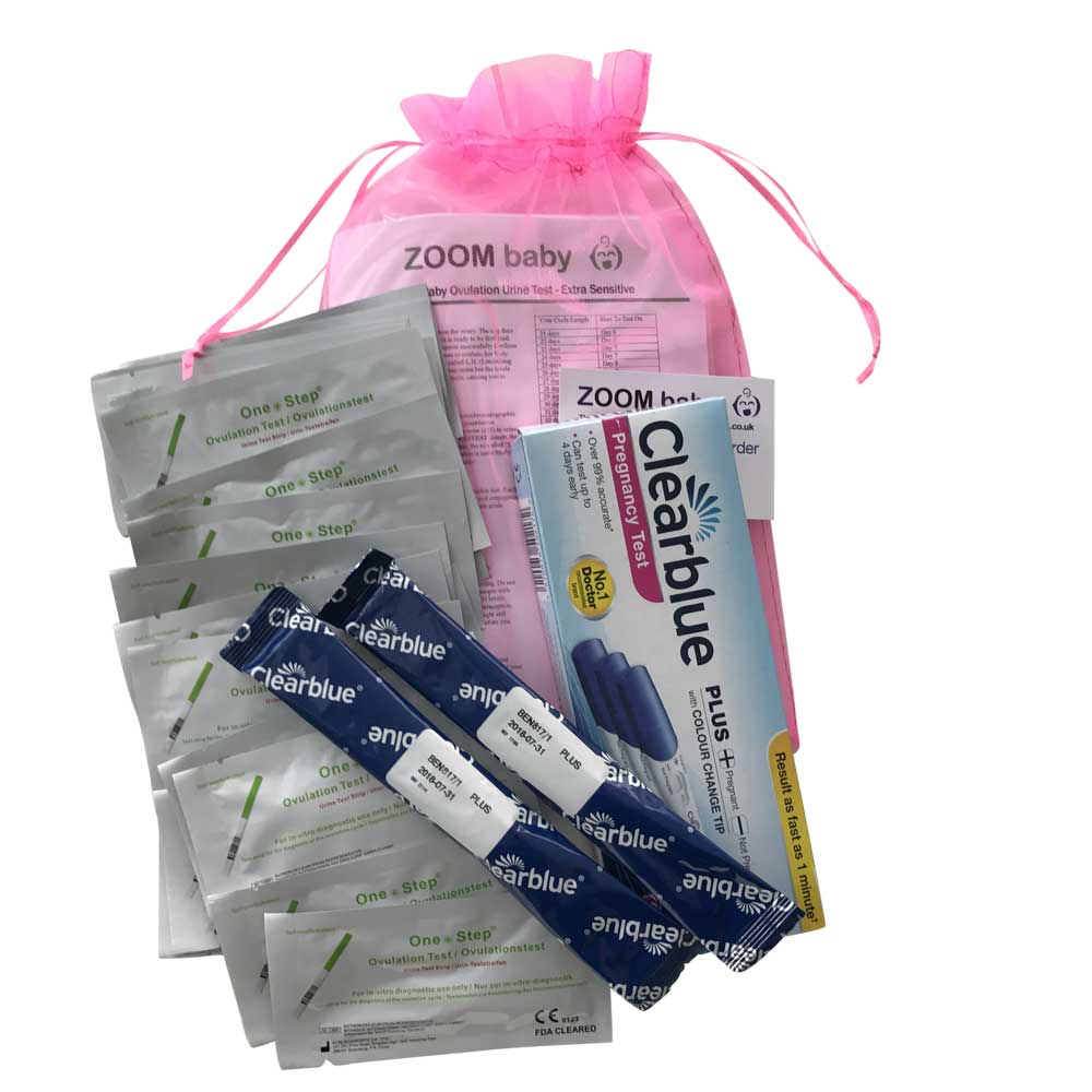 BAG007 - 20 Extra Sensitive Ovulation Tests & 2 Clearblue Plus Pregnancy Tests