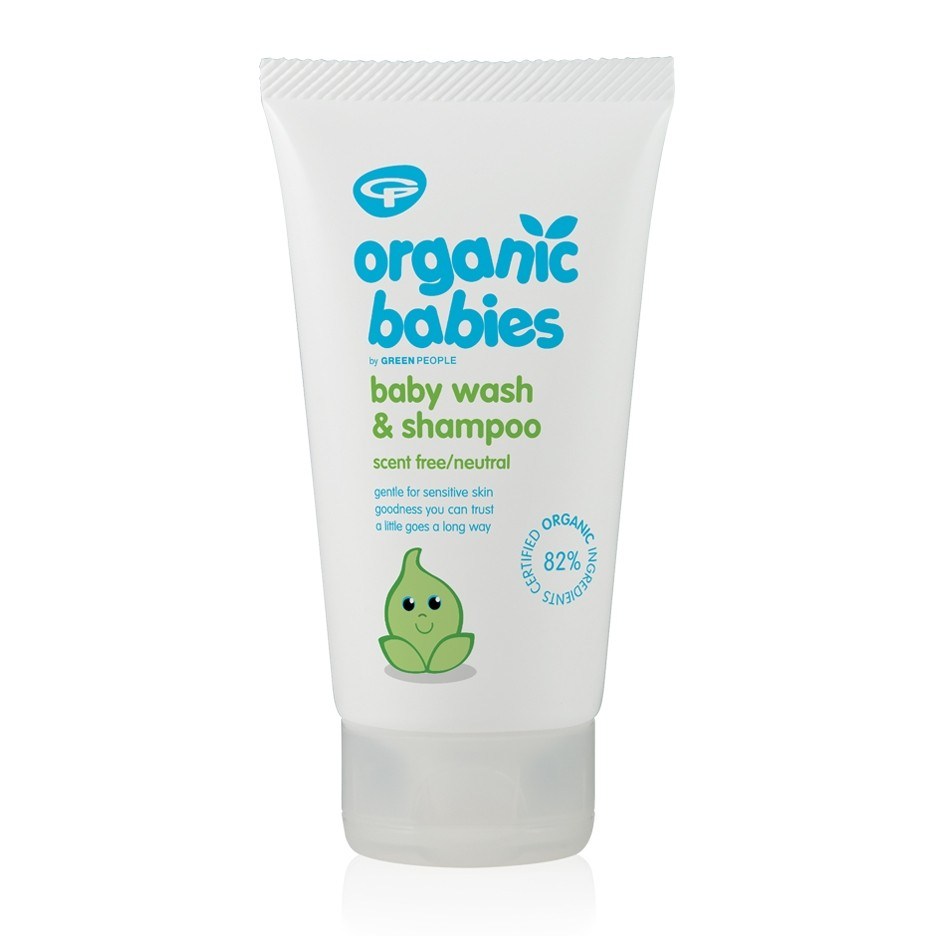 Organic Babies Baby Wash & Shampoo – Scent Free 150ml