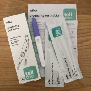 wilko pregnancy test sticks