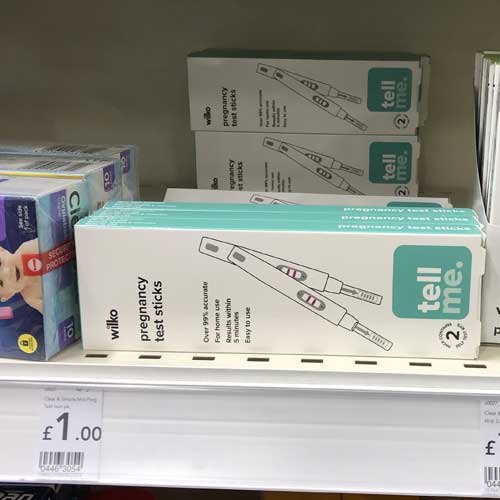 wilko pregnancy tests sticks review