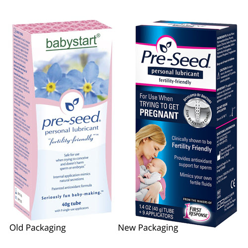 Pre-Seed Personal Lubricant, 40 Gram Tube with 9 Applicators - For Moms