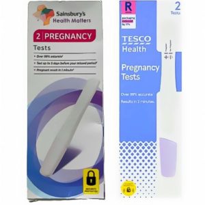Sainsbury's v Tesco - best Pregnancy Test
