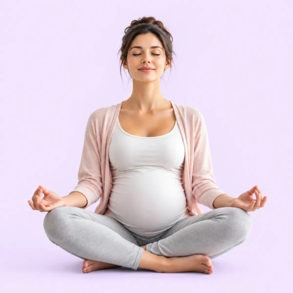 Peaceful Prenatal Meditation in Pastels